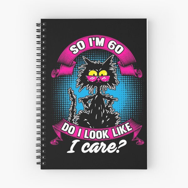 Item preview, Funny 60th Birthday Over The Hill T-shirt for Cat Lovers designed and sold by tuffkitty.