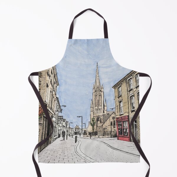 Item preview, St Johns Street Bury St Edmunds Watercolour Painting designed and sold by Tom Crittenden.