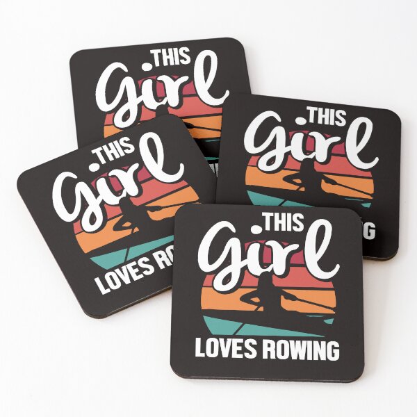 Item preview, Girl Loves Rowing Team Crew Sculling Paddling Water Sports designed and sold by TomGiantDesigns.