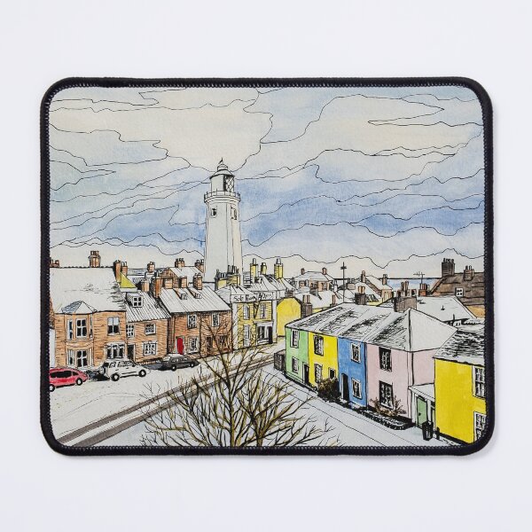 Item preview, Snow Day in Southwold Painting designed and sold by Tom Crittenden.