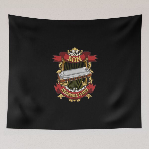 Item preview, Proud Son Of A Freaking Awesome Harmonica Player designed and sold by tya99fwz45.