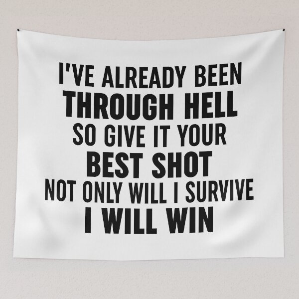 Item preview, Ive Already Been Through Hell designed and sold by Moeez Javed.