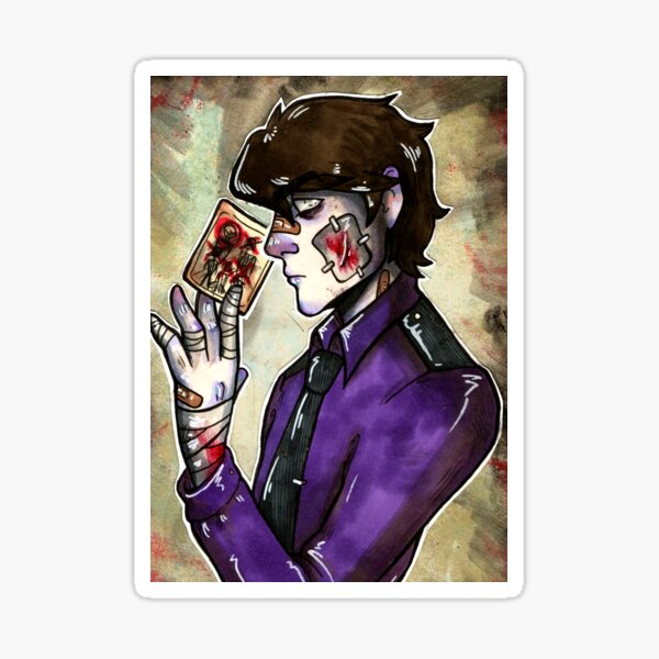 Michael Afton Funny Sticker Sticker For Sale By Doriliti Redbubble