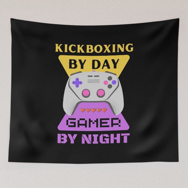 Item preview, Kickboxing by Day Gamer by Night designed and sold by 9N20.