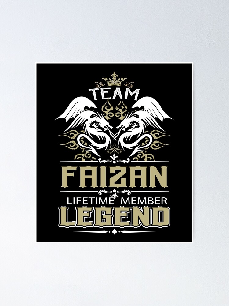 Faizan Name T Shirt - Faizan Eagle Lifetime Member Gift Item Tee