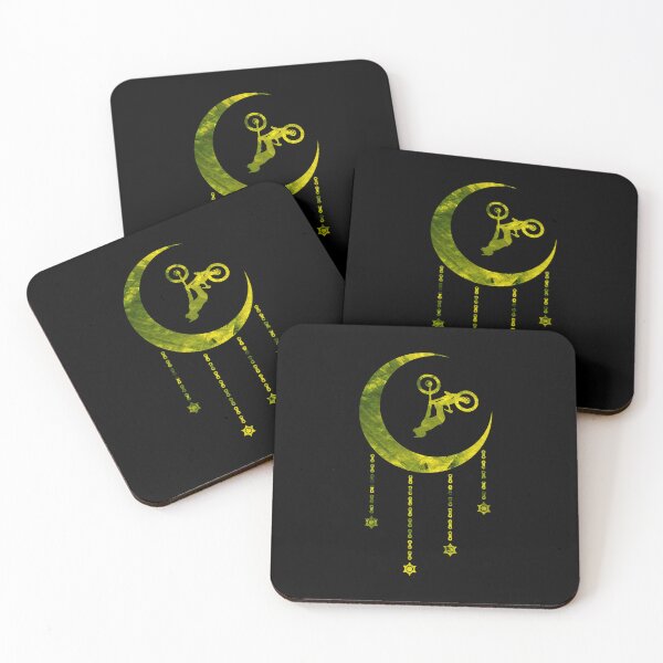 Item preview, MTB Moon Backflip in Yellow Marble designed and sold by artOfCal013.