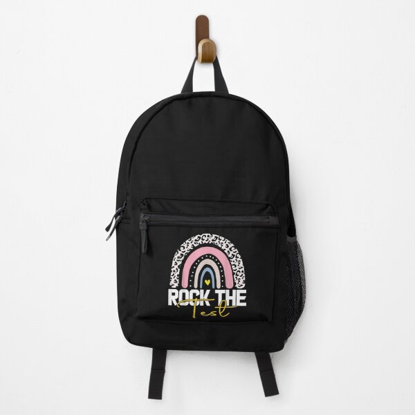 Item preview, rock the test test day teacher testing day rainbow teacher designed and sold by Evrard123123.
