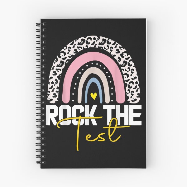 Item preview, rock the test test day teacher testing day rainbow teacher designed and sold by Evrard123123.