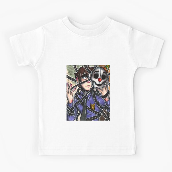 Michael Afton Funny Fanart Sticker Kids T-Shirt