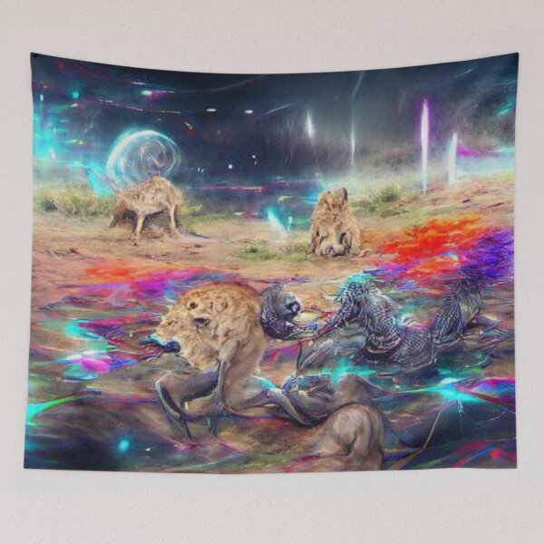 Item preview, lions and hyenas war designed and sold by kharamoot.