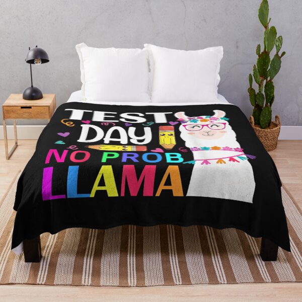 Item preview, Test Day No Prob-llama Llama Teacher Testing Day designed and sold by Nena12312.