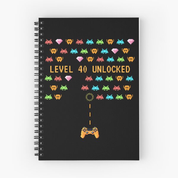 Item preview, Level 40 Unlocked - Video Gamer celebrates 40th Birthday designed and sold by Rhu Creations.