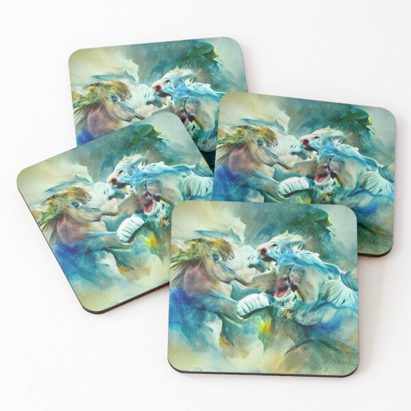 Item preview, pelea de leones designed and sold by kharamoot.