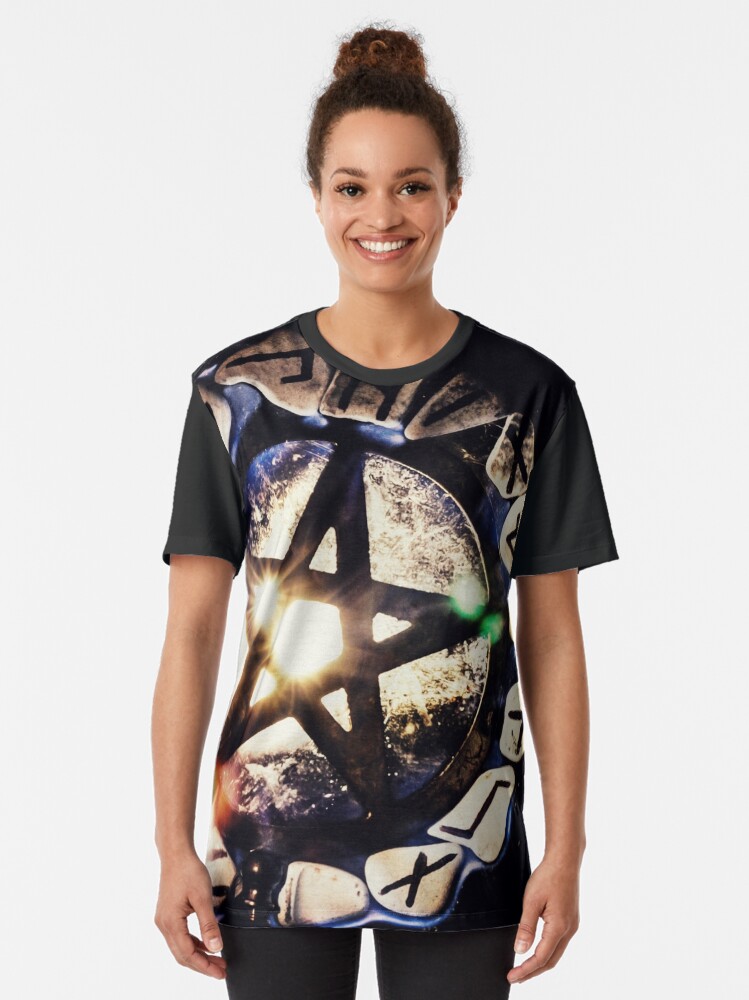 Thumbnail 2 of 5, Graphic T-Shirt, Love & Light designed and sold by DBailey.