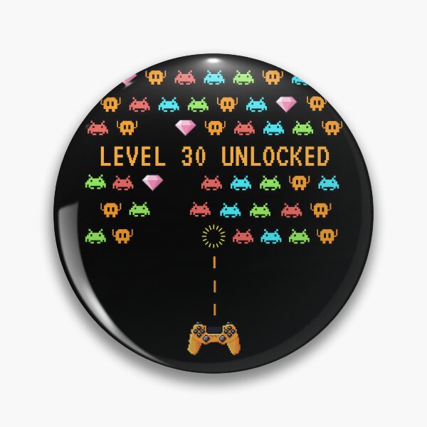 Artikelvorschau, Level 30 freigeschaltet - Videospieler feiert 30. Geburtstag entworfen und verkauft von Rhu Creations.