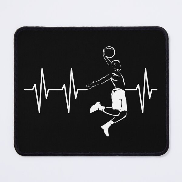 Item preview, Basketball Streetball Heartbeat Pulse Logo Icon - heartbeat basketball team designed and sold by AndreMi.