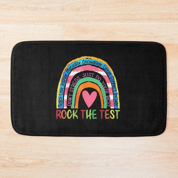 Item preview, Test Day Rock The Test Teacher Testing Day Rainbow Teacher designed and sold by Nena12312.