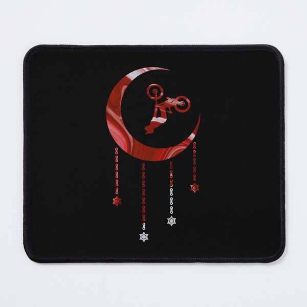 Item preview, MTB Moon Backflip in Red Marble Swirl designed and sold by artOfCal013.