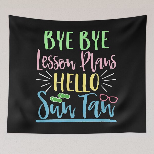 Item preview, Summer Vacation Teacher Shirt End Year Bye Bye Lesson Plan designed and sold by Evrard123123.