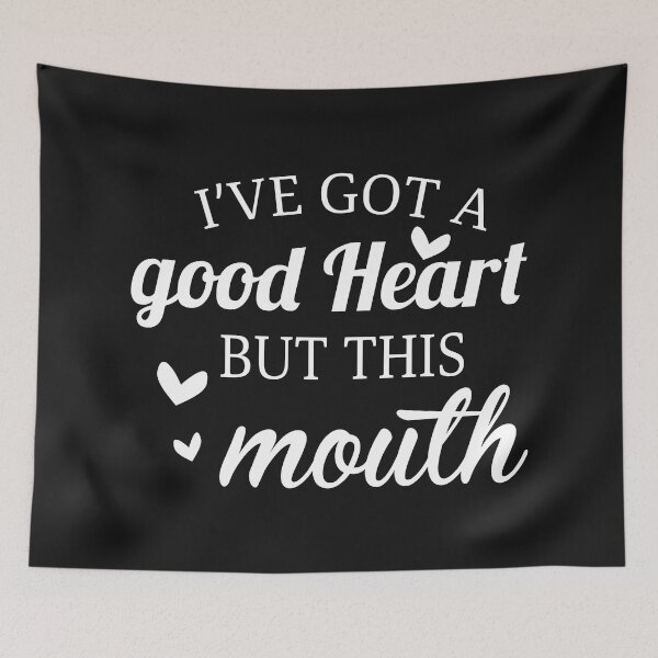 Item preview, Ive Got A Good Heart But This Mouth designed and sold by Moeez Javed.
