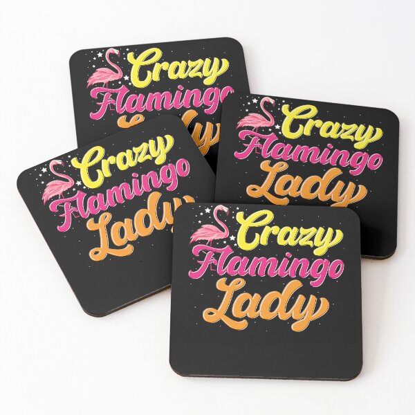 Item preview, Crazy Flamingo Lady designed and sold by WildChildViolet.