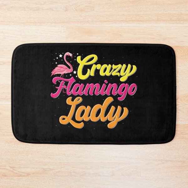 Item preview, Crazy Flamingo Lady designed and sold by WildChildViolet.