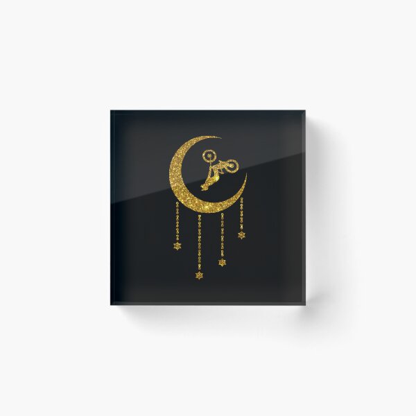 Item preview, MTB Moon Backflip in Gold Glitters designed and sold by artOfCal013.