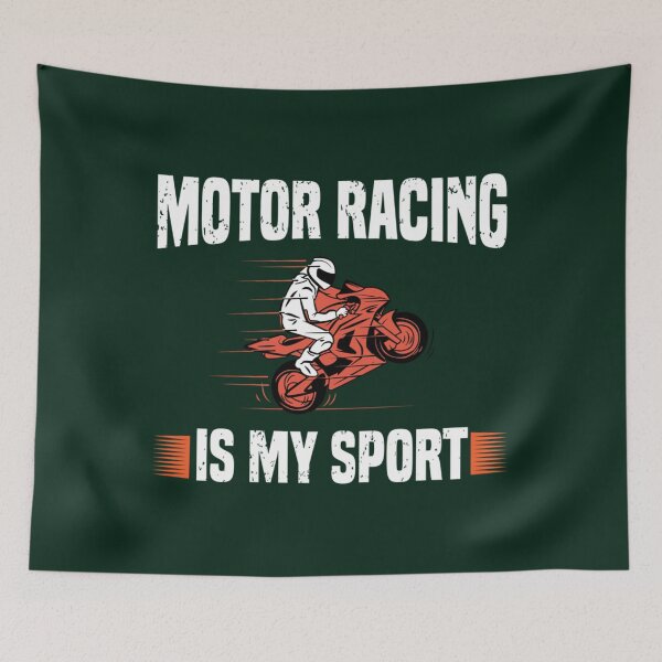 Item preview, Motor Racing Is My Sport        designed and sold by IThinkSewDesign.