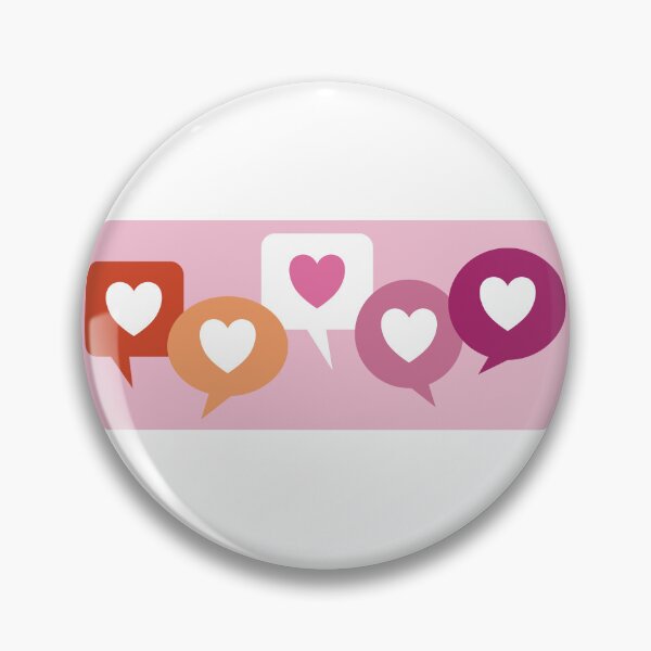Item preview, Lesbian Love Heart Speech Bubbles designed and sold by iscaStudioArt.