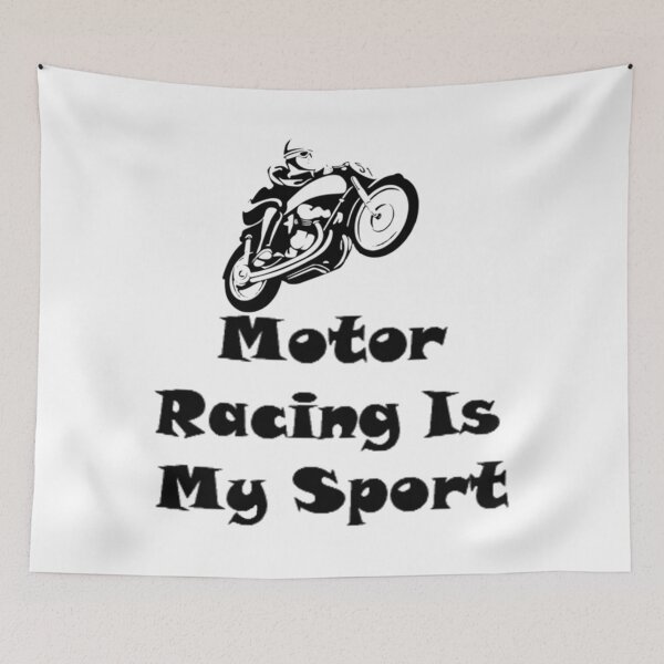 Item preview, Motor Racing Is My Sport       designed and sold by IThinkSewDesign.