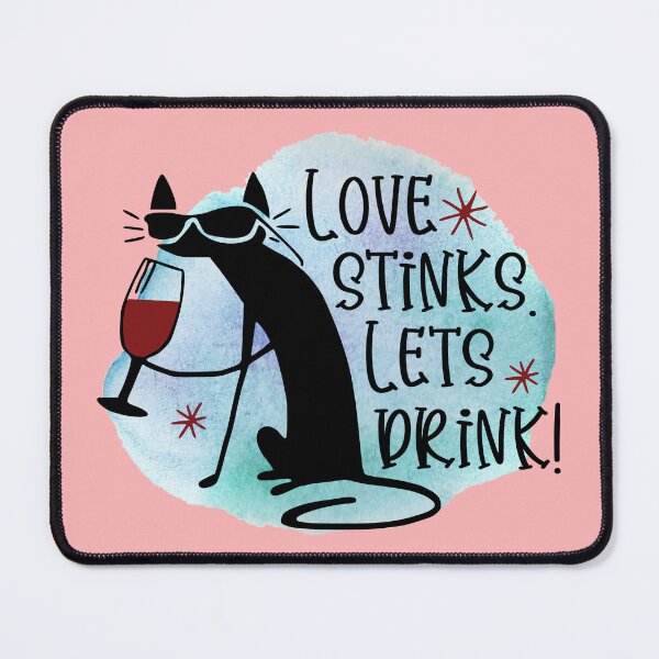 Item preview, Love Stinks. Let's Drink! designed and sold by ArtGraffita.