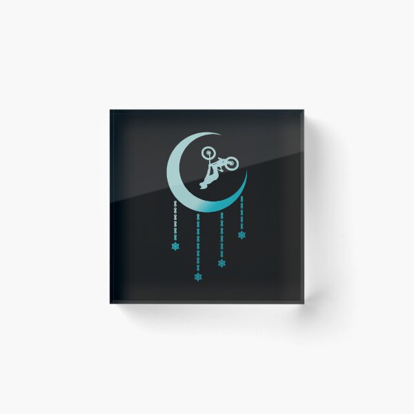 Item preview, MTB Moon Backflip in Blue Green designed and sold by artOfCal013.