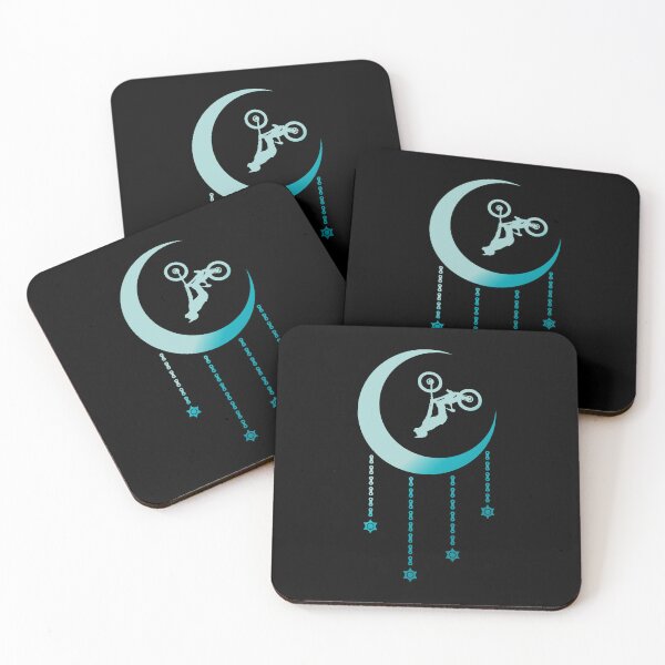 Item preview, MTB Moon Backflip in Blue Green designed and sold by artOfCal013.