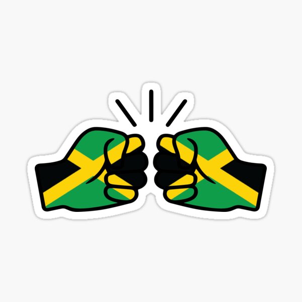 We Run Tings, Jamaica (Caribbean/West Indian Themed Merchandise) Sticker