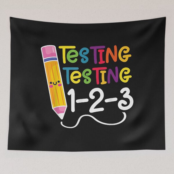 Item preview, Testing Test Day Funny Teacher School Testing Day designed and sold by Nena12312.