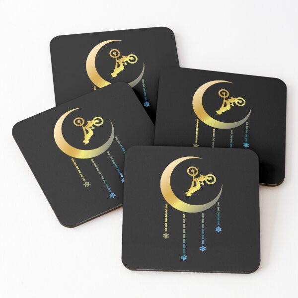 Item preview, MTB Moon Backflip in Gold and Chrome Metal designed and sold by artOfCal013.