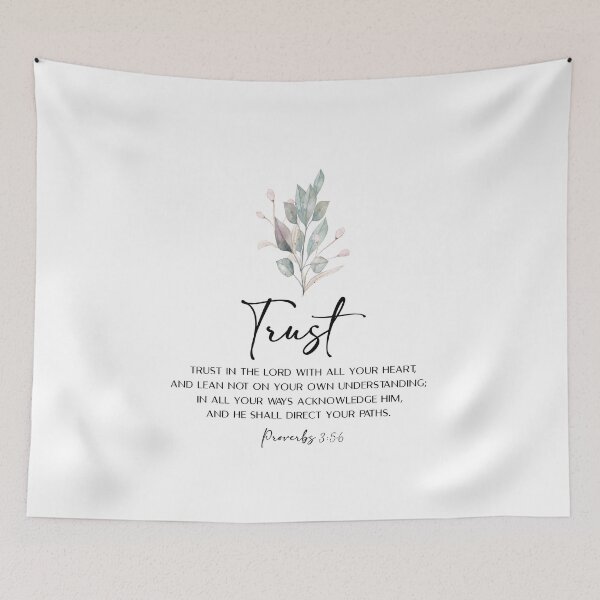 Item preview, Proverbs 3:5-6, Bible Verse designed and sold by latiendadearyam.