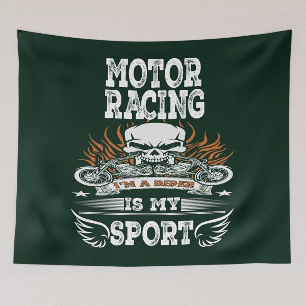 Item preview, Motor Racing is my sport - For Motor Racing Lovers     designed and sold by IThinkSewDesign.