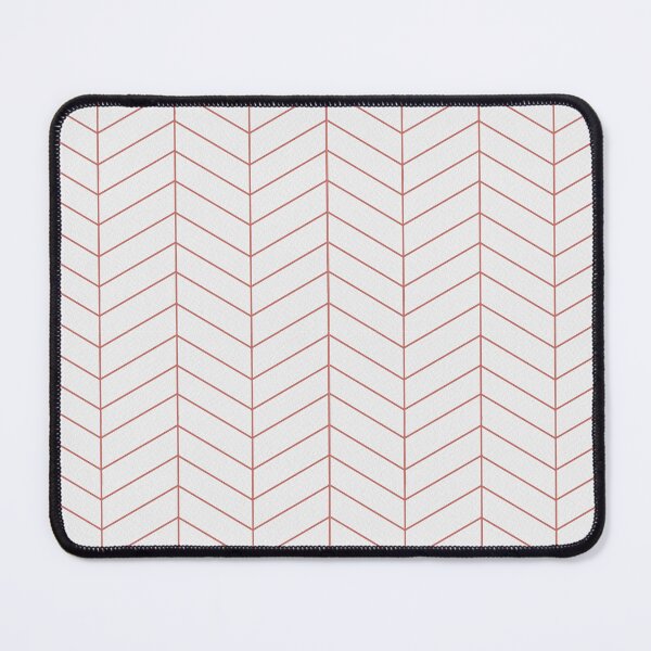 Item preview, Herringbone -  Coral Clay + White designed and sold by NolkDesign.