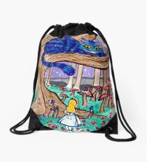 Alice In Wonderland Drawstring Bag