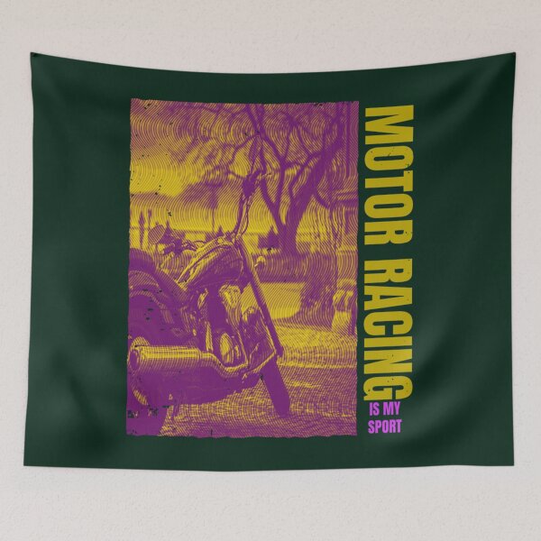 Item preview, Motor Racing Is My Sport Motorcycle Photography   designed and sold by IThinkSewDesign.