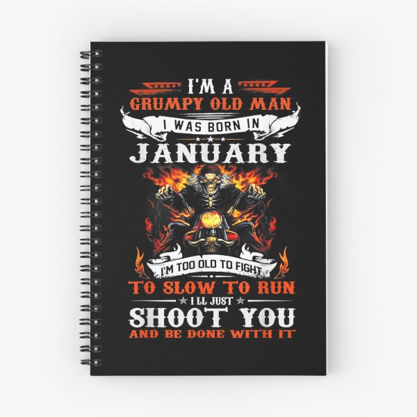 Item preview, Walk Away Im A Grumpy old man I Was born in January designed and sold by TamYork.