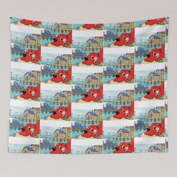 Item preview, Clifford the big red dog adventure Chiffon Top designed and sold by ZakerskiStudio.