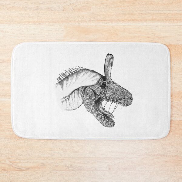 Item preview, Cryolophosaurus Drawing designed and sold by Ancient Realms.