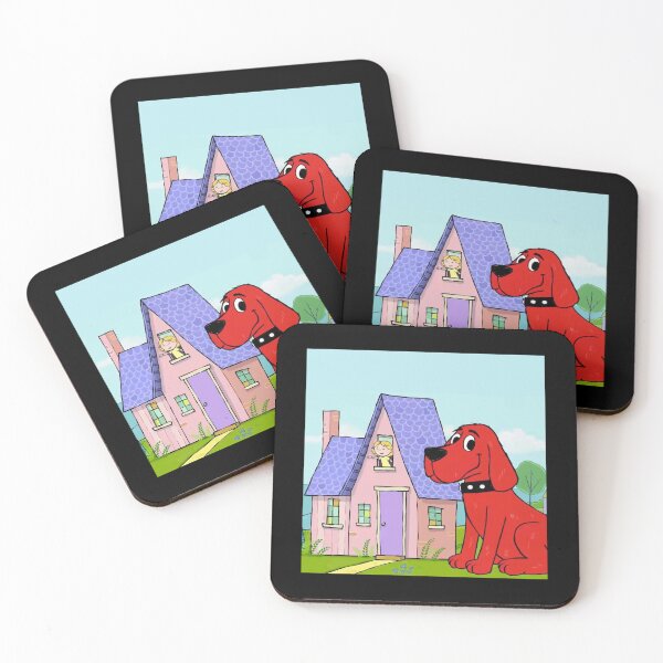 Item preview, Clifford the big red dog house Chiffon Top designed and sold by ZakerskiStudio.