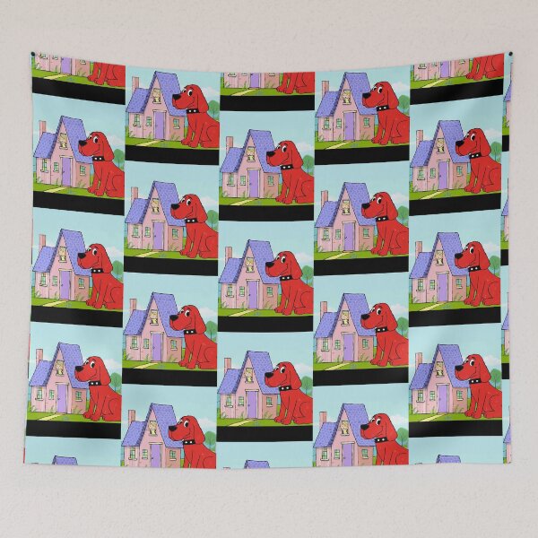 Item preview, Clifford the big red dog house Chiffon Top designed and sold by ZakerskiStudio.