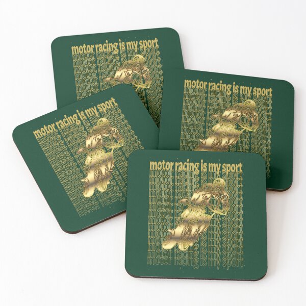 Item preview, Motor Racing Is My Sport Yellow Style   designed and sold by IThinkSewDesign.