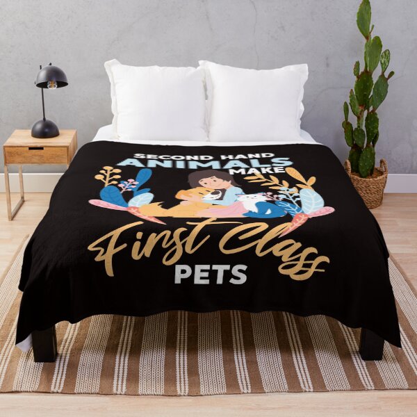 Item preview, Second Hand Animals Make First Class Pets Dog Cat Rescue designed and sold by TomGiantDesigns.