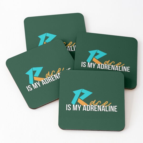 Artikelvorschau, Rennen ist mein Adrenalin, scharfes abstraktes Design entworfen und verkauft von IThinkSewDesign.