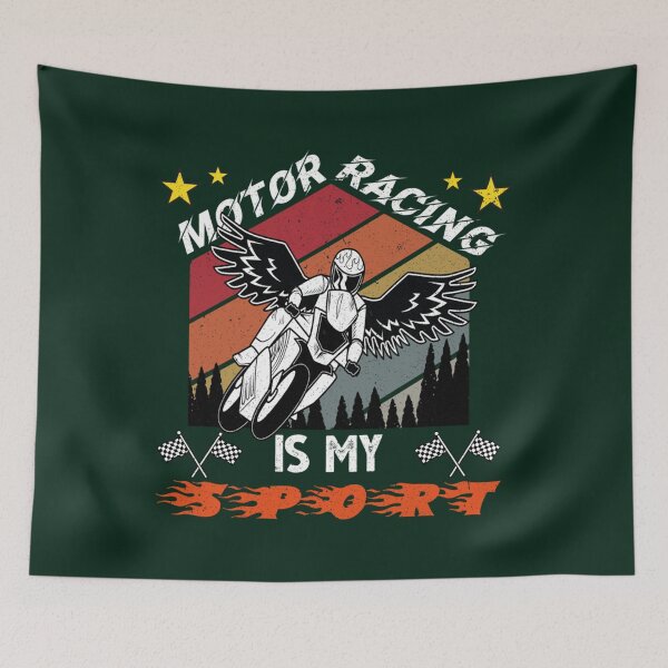 Item preview, Retro Motor Racing Is My Sport Best Gift For Motor Racing Enthusiasts _amp_ Lovers   designed and sold by IThinkSewDesign.